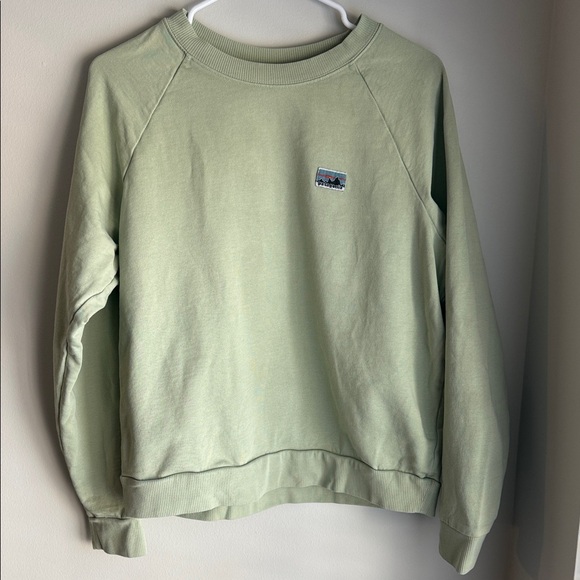 Patagonia Sweaters - Patagonia Light Green Crewneck Sweater